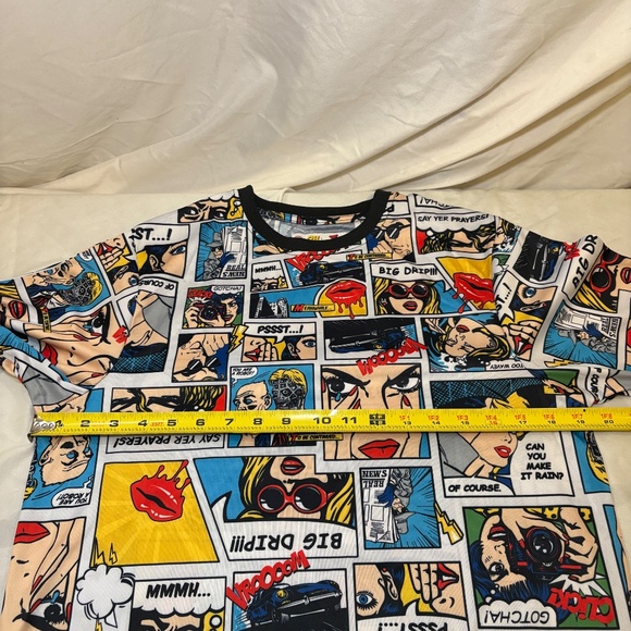 Oh Snap Drill Clothing T-shirt Comic Graphic Multicolor Small Men's - Picture 6 of 10